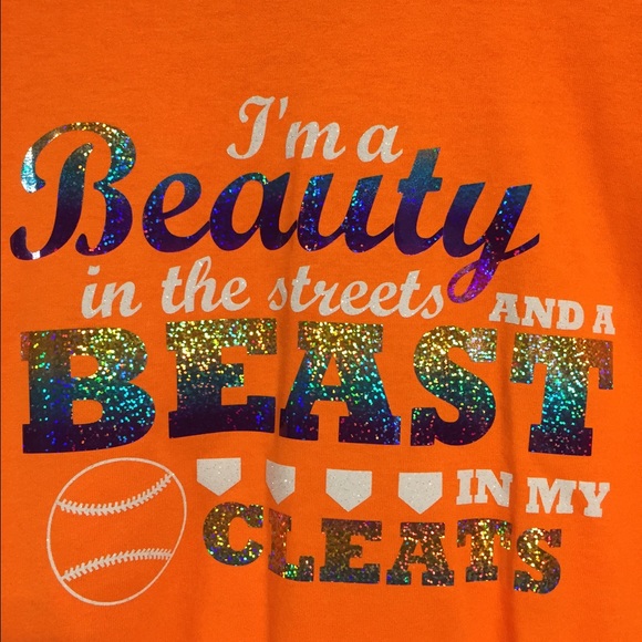 Custom made softball t-shirt.