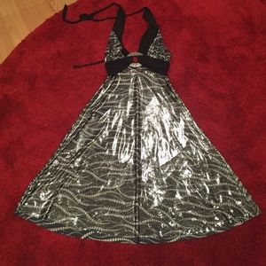 Silver summer dress