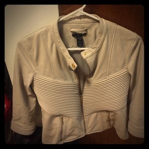 Taupe poly jacket