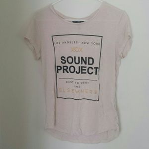 Blush Pink Short Sleeves H&M Top