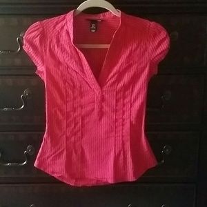 Fushia Striped top😍