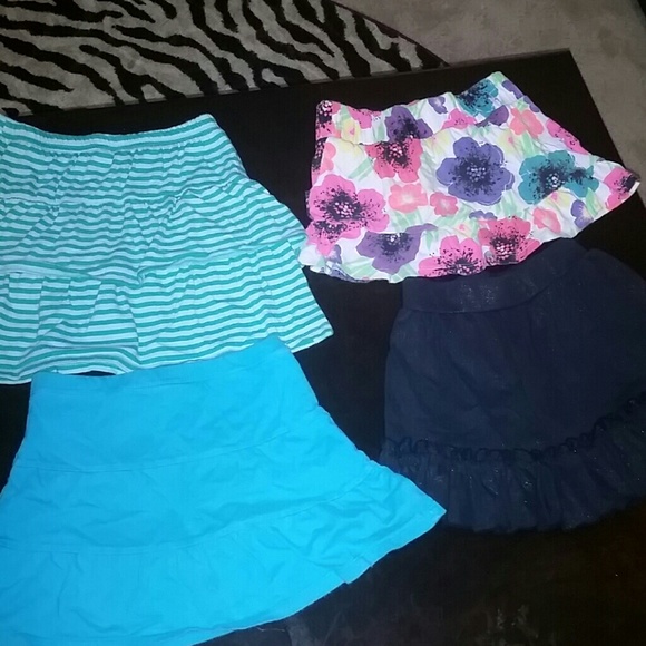 Girls cotton skirts