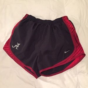 Nike running shorts- University of Alabama
