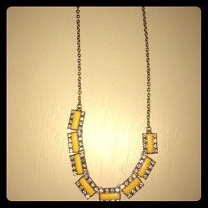 J. Crew yellow necklace