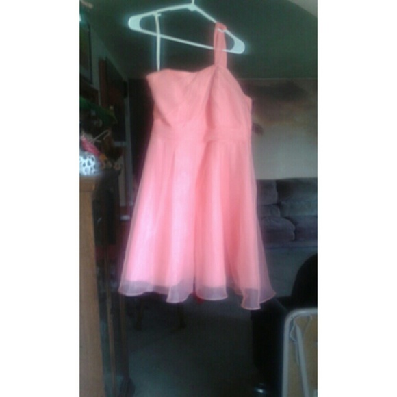 Davids Bridal One Strap Dress - Picture 1 of 3