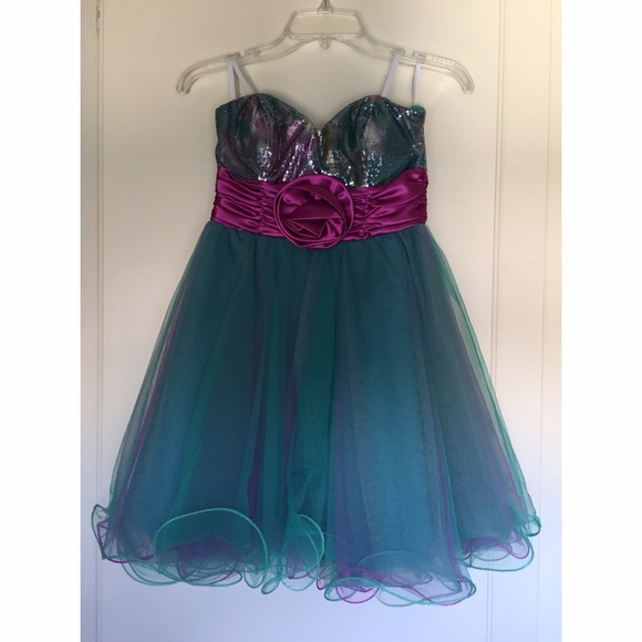 Strapless Sequin Dress - Picture 1 of 4