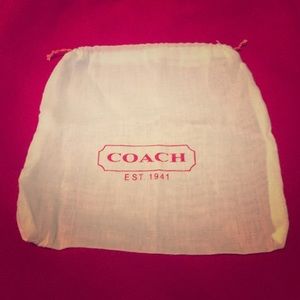 Coach drawstring bag
