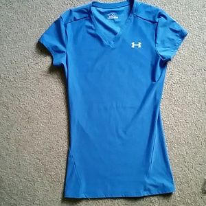 Blue Under Armour Workout Shirt
