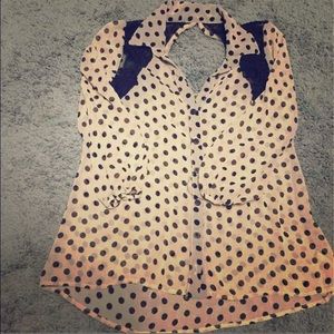 Cute Sheer with Lace Top