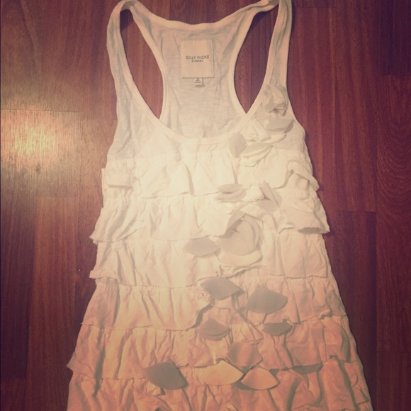 Gilly Hicks Ruffled Tank