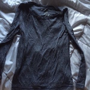 ♡ Gray Long-Sleeved Top ♡