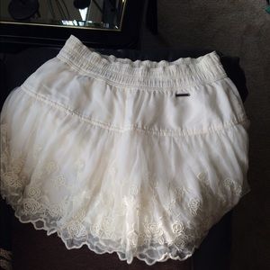 White Lace Skirt