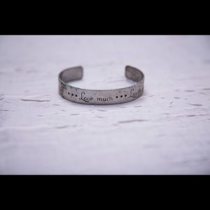 Silver cuff bracelet