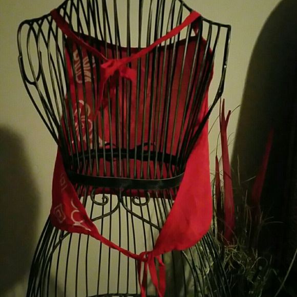 Sold Red Beach Ready 2 Piece Cover up!!! - Picture 3 of 3