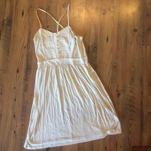Cream flowy dress