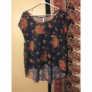 Floral Flow Top