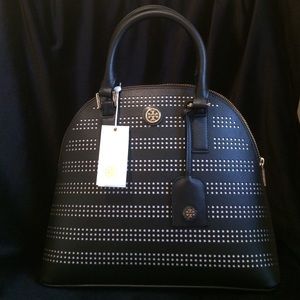 Tory Burch - NWT Perforated Robinson Dome Satchel