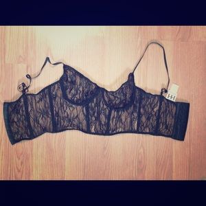 Black  Lace Bralette