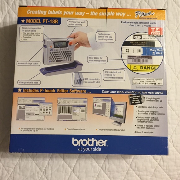 Rechargeable label printer! - Picture 2 of 3