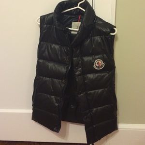Moncler black vest