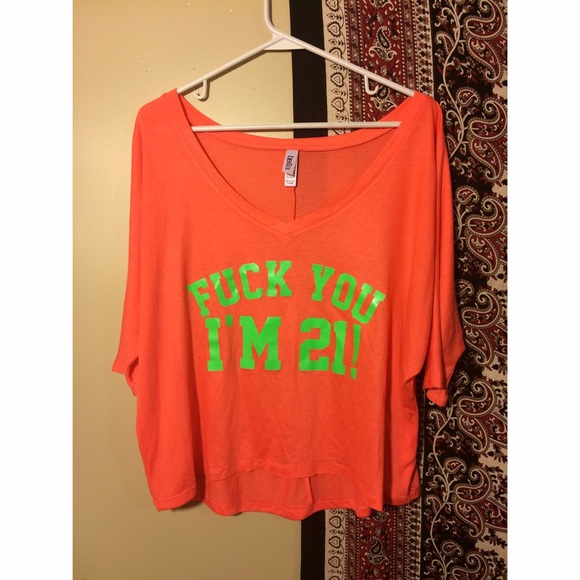 Vulgar Birthday Oversized Crop Top