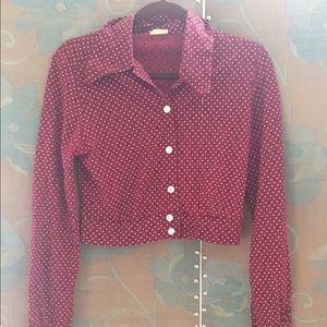 Vintage Maroon Top