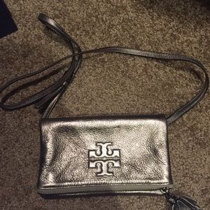 Over the shoulder Tort Burch bag