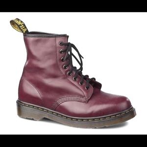 Dr. Martens Broken-In cherry red docs