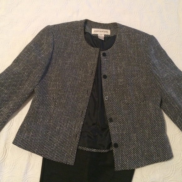Black & White Tweed Jacket