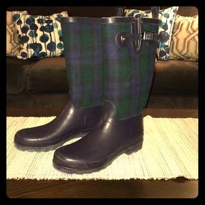 ✨Sale✨Tommy Hilfiger Plaid Rainboots