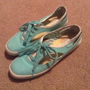 Coral blue Keds