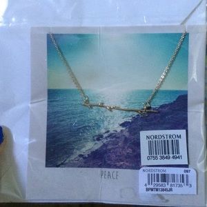 Nordstrom peace necklace