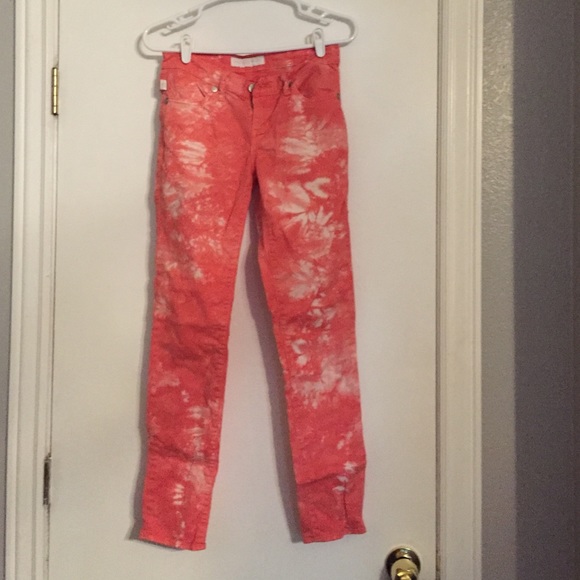 Tye dye Rock & republic jeans
