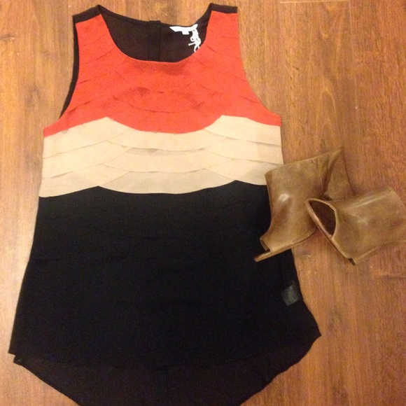 Naked Zebra Tiered Top