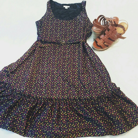 Ruffled Shift Dress