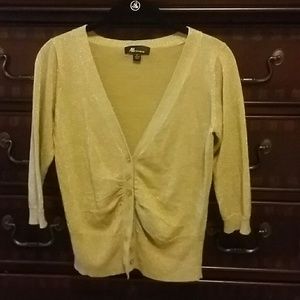 Sparkly Gold Cardigan😍