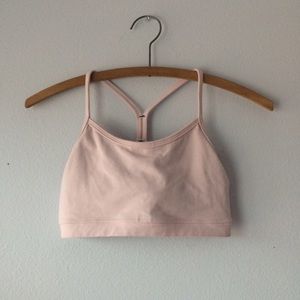 Light Pink lululemon flow-Y ? Sports bra