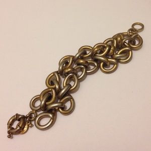 J.Crew Brass Chain Link Bracelet