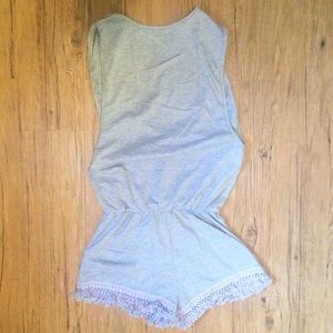 Brand new! Grey Romper!