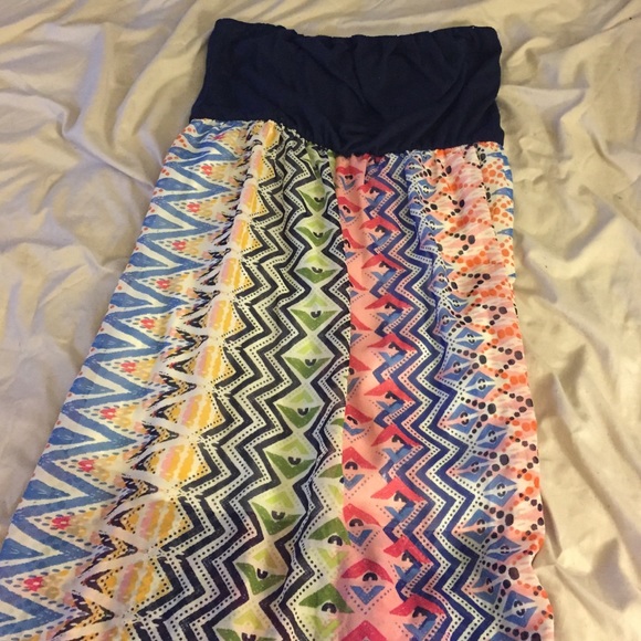 Tribal print Maxi dress