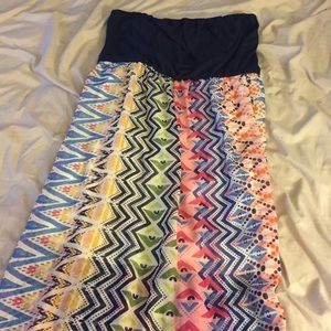 Tribal print Maxi dress