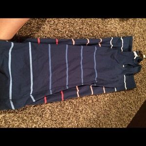 Razor back maxi dress