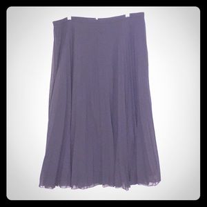 ASOS midi length pleated black skirt size 14