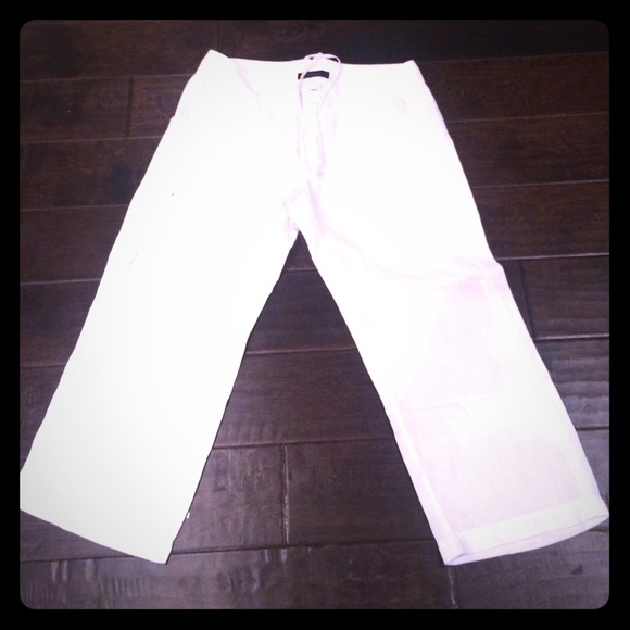 Express linen capris