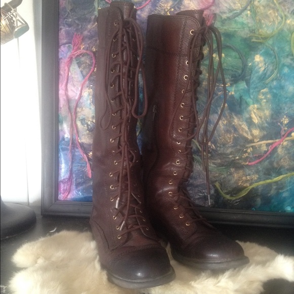 Lucky Brand lace up boots