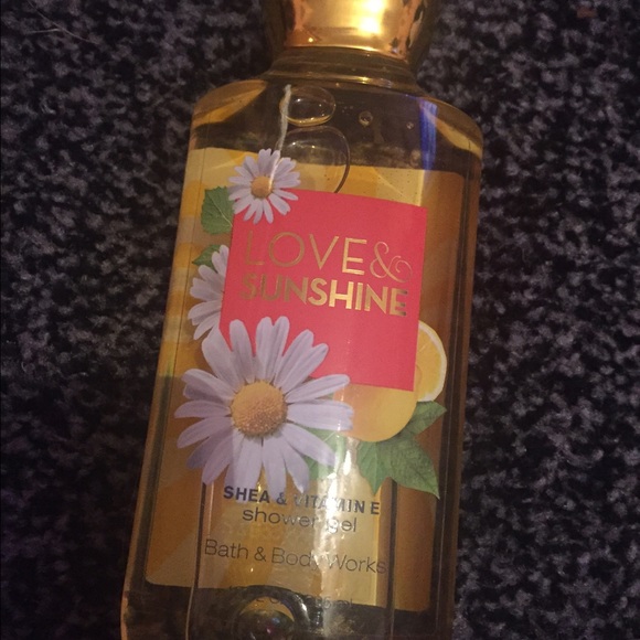 Brand new love and sunshine body wash!