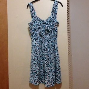 Abstract patterned sundress