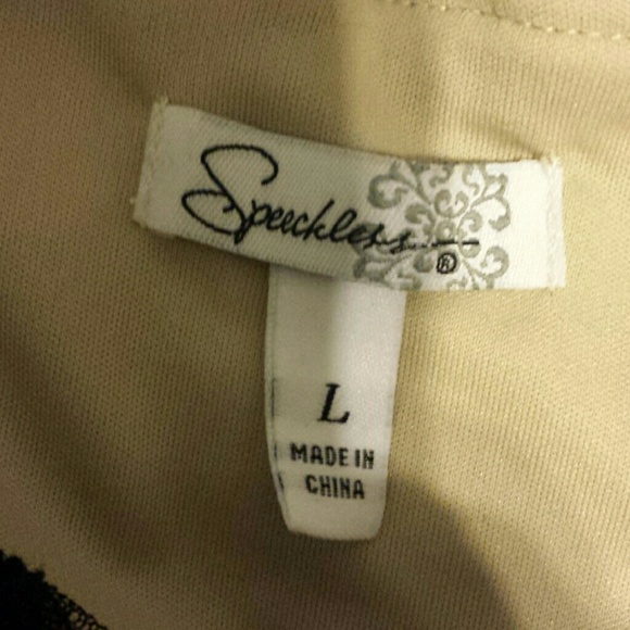 Black and nude lace dress - Picture 2 of 3