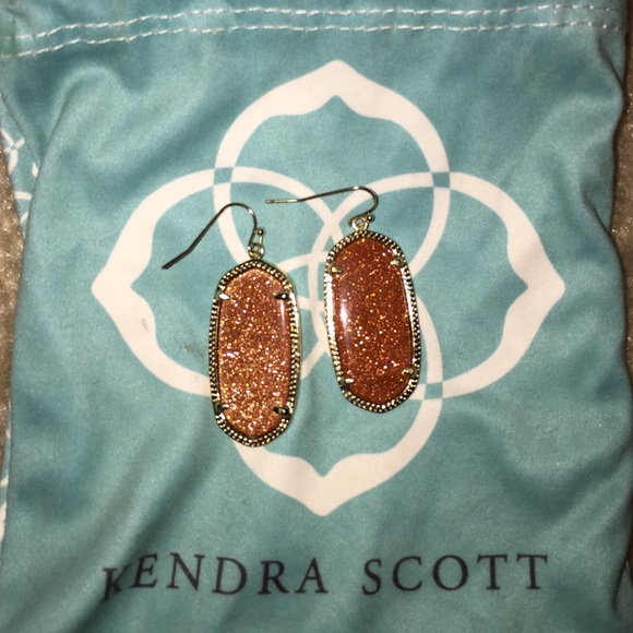 Burnt orange glittery Kendra's! Elle design