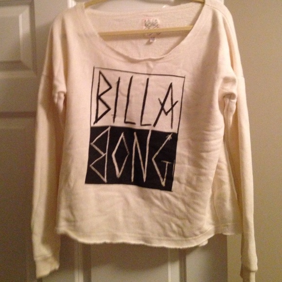 Large billabong crew neck sweatshirt